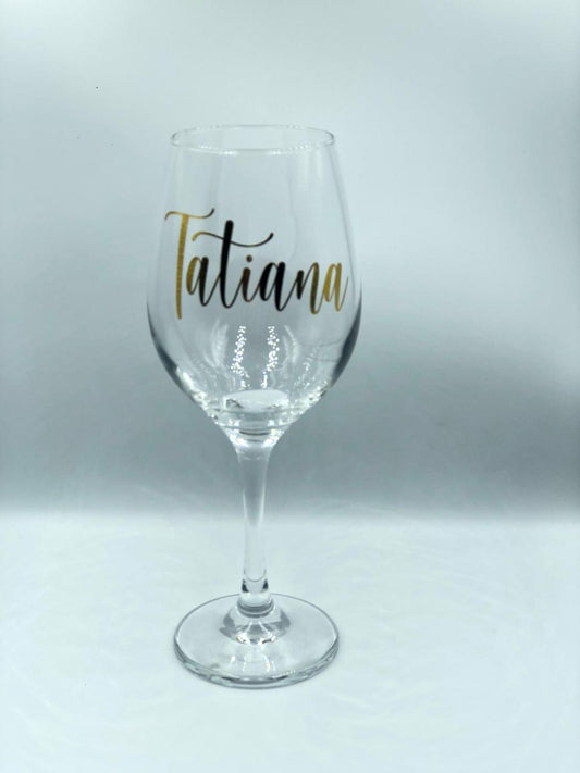 Copa de vino personalizada