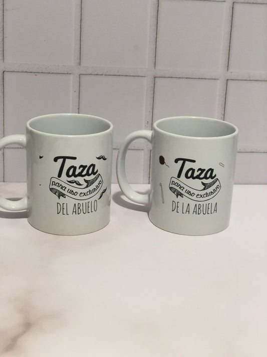 Tazas para los abuelos